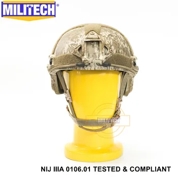 

ISO Certified 2019 New MILITECH Desert Digital IIIA 3A FAST High XP Cut Bulletproof Aramid Ballistic Helmet With 5 Yrs Warranty