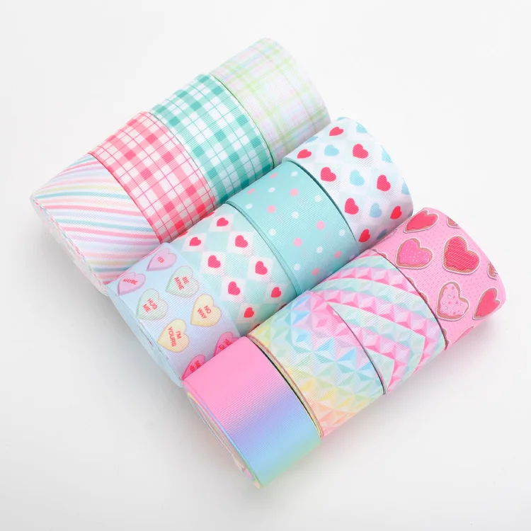 

1/2 " 38mm printed grosgrain ribbon Printed grosgrain ribbon Party Decoration Free shipping
