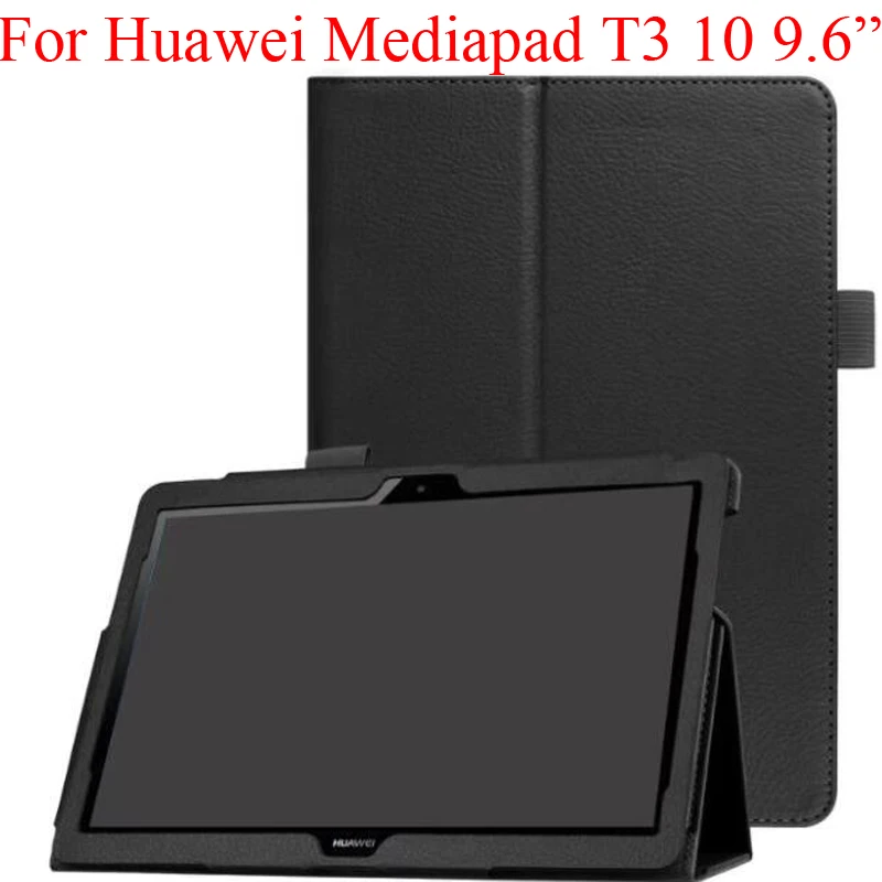

For Huawei Mediapad T3 10 9.6 inch Cover Case PU Leather Bag sleeve Honor Play Tabet 2 9.6" AGS-L09 AGS-W09 Protector Shell Skin