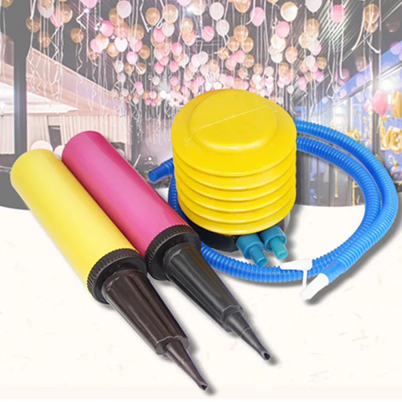 1PC Essential Inflatable Wedding Balloon Hand Held Pump Air Inflator Party Foil Ballons Air