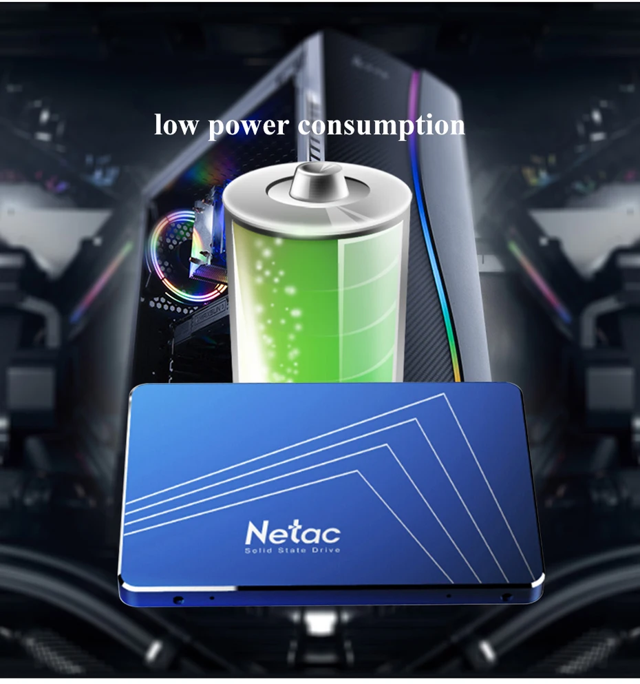 Netac 2,5 дюймовый N500S твердотельный накопитель SATA3 60G 120G 240G 480G SSD для ноутбука настольный жесткий диск TLC твердотельный диск