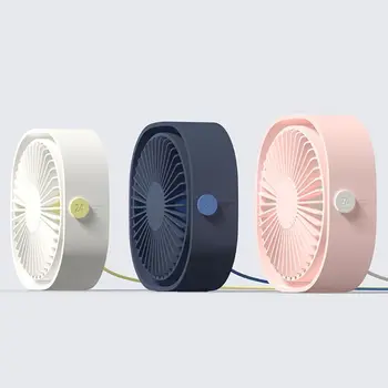 

Mini USB Desk Fan 3 Speeds 360 Up and Down Rotatable Home Office Desktop Decor Portable