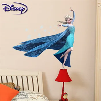 

Disney Kids DIY sticker Frozen Princess Scroll Puzzle Children's room decoration stickers cartoon pegatinas autocollant enfant