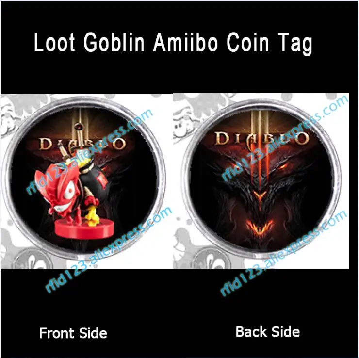 NFC карта Amiibo для печати Для Diablo Loot Goblin - Цвет: Loot Goblin Coin