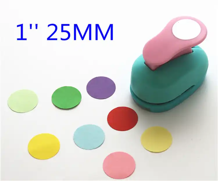 1 inch Wave Circle design eva foam punch paper puncher scrapbooking