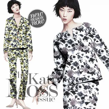

Heavy cotton jacquard fashion fabrics dress coat cotton fabric wholesale high quality cotton cloth