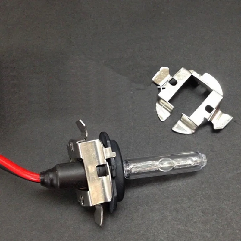 Hid xenon bulb adaptador retainers H7 conversion lamp holder adapter socket fixed clip metal For Audi BMW VW Mercedes-Benz