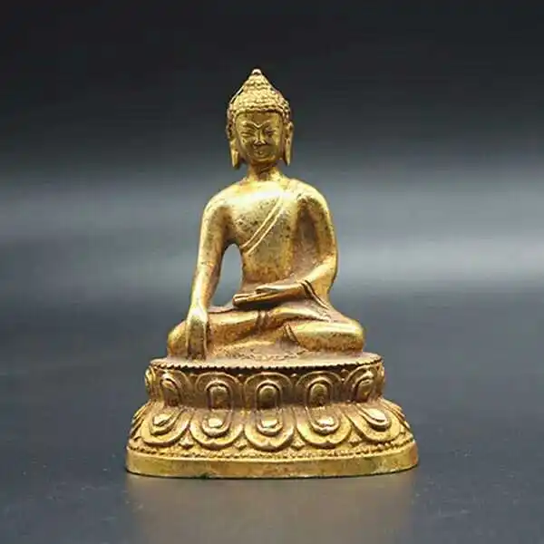 

Antique Miscellaneous Collection gilt Kinga Buddha statues Buddha statue Bronze ornaments Collection