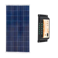 Solar Kit Painel Fotovoltaico 12v 150w Solar Charge Controller PWM Regulator 12v/24v 20A Solar Battery Charger Motorhomes Car