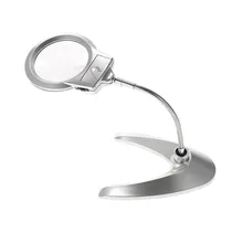Xinxiang 3X Magnifying Glass Multi-functional Desk Magnifier Lamp Flexible Loupe Microscope With Light illuminated Magnifier the elderly a4 size desk type reading loupe magnifying glass illuminated magnifier with 4 led lamps lights for old people