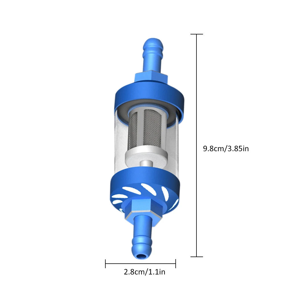 9,8*2,8 см бензиновое топливо фильтр очиститель для мотоцикла питбайк ATV Универсальный