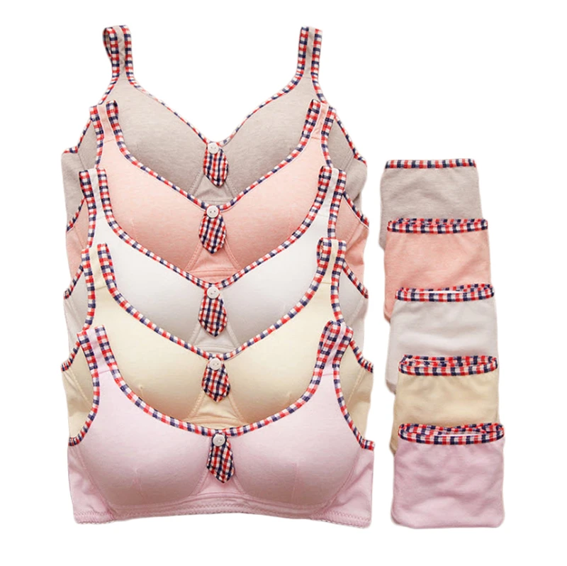 Teenage Girls Underwear Sets Bras for Kids Small Sports