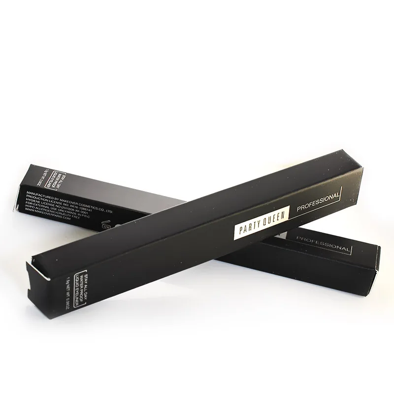 Party Queen Liquid Eyeliner Pencil Waterproof Long-Lasting Eyeliner Smooth Eye Liner Pen Sharp Makeup Cosmetic Brown Black Smoky