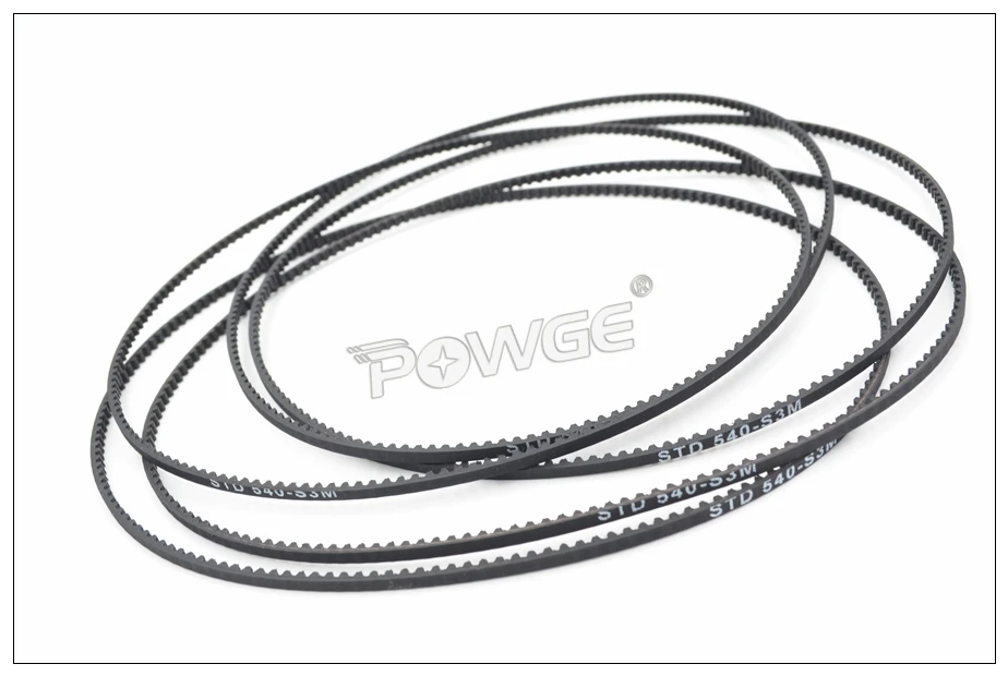 Задний ремень POWGE 510/513/516/519/522/540 мм S3M W = 3 дюйма гоночный Sakura CS Yeah для синхронного