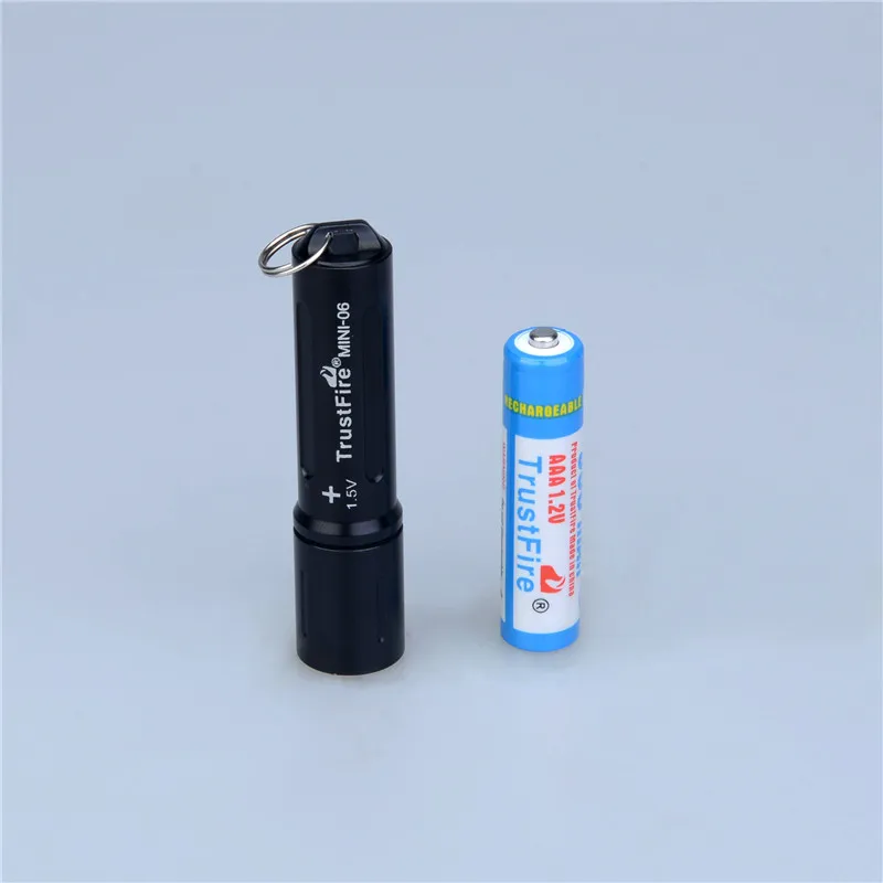 Trustfire Mini 06 CREE Led 90 люмен брелок светодиодный фонарик карманный фонарь с батареей AAA