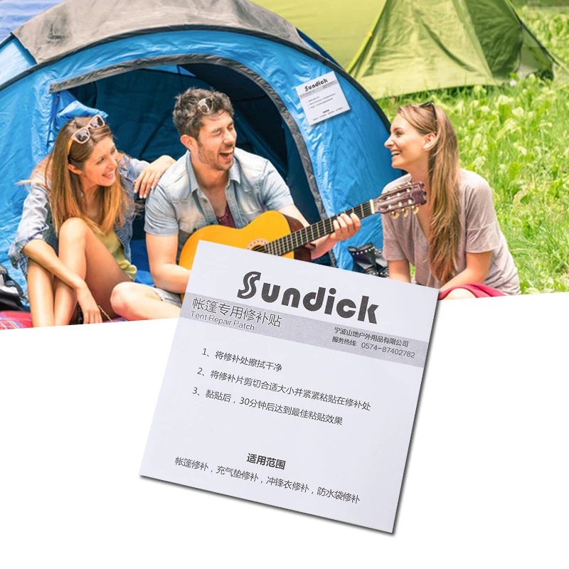 

10 PCs Transparent Waterproof Self Adhesive Nylon Sticker Cloth Patches Outdoor Tent Jacket Repair Tape Patch for Camping Hking