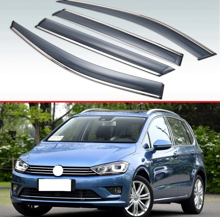 4 шт. пластиковый Наружный козырек для VW Golf Sportsvan 2016 2017 2018 2019|Навесы и укрытия| |