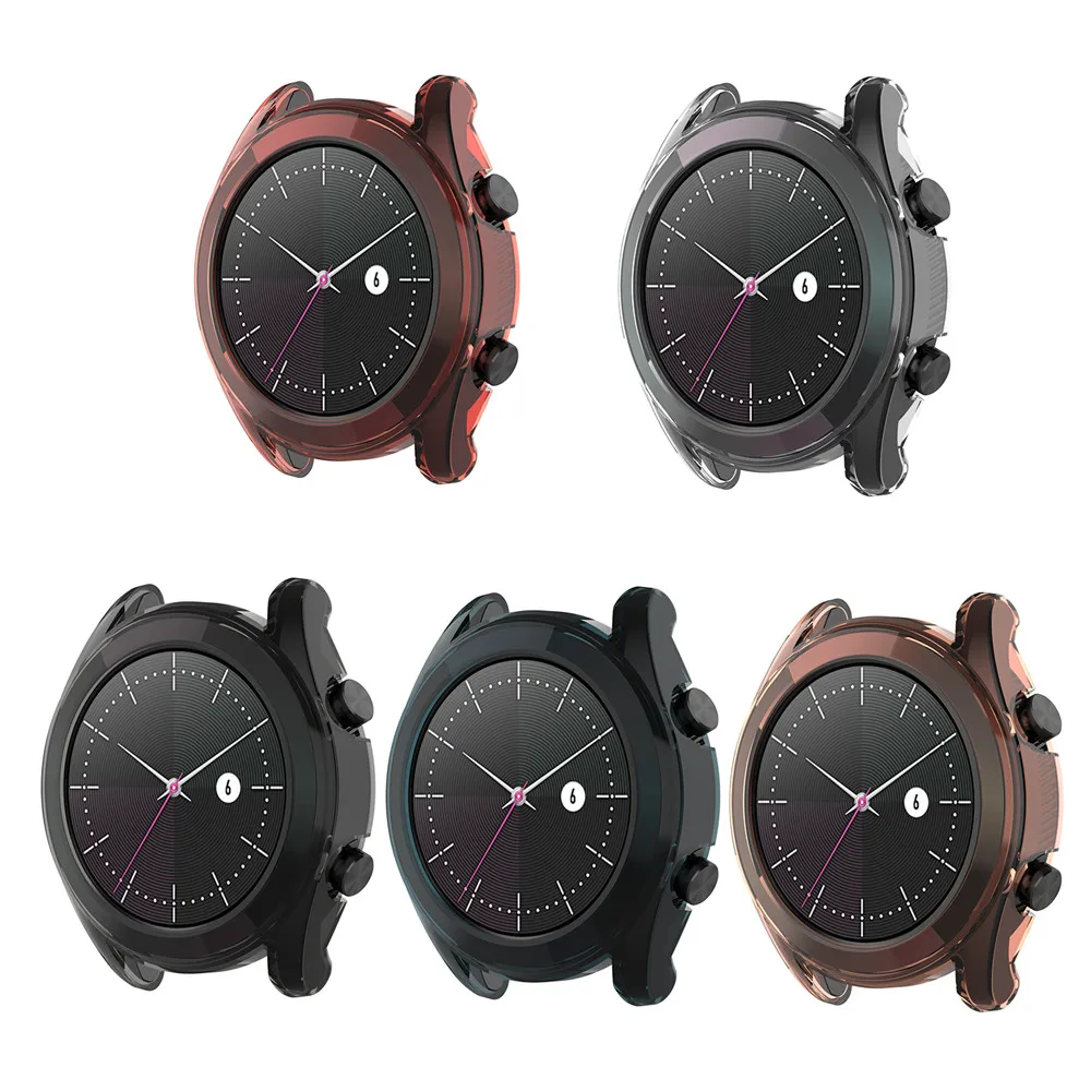 Transparent TPU Protective Case for Huawei Watch GT - Elegant Sport Active Classic Edition Cover