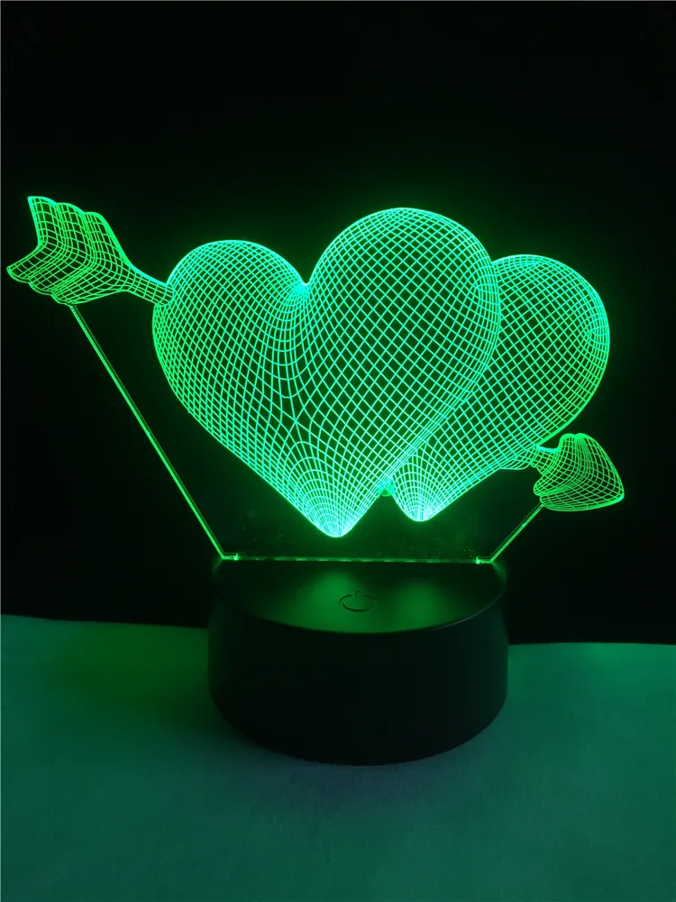 Luzes da Noite usb amantes querido decoração do Formato : Coração