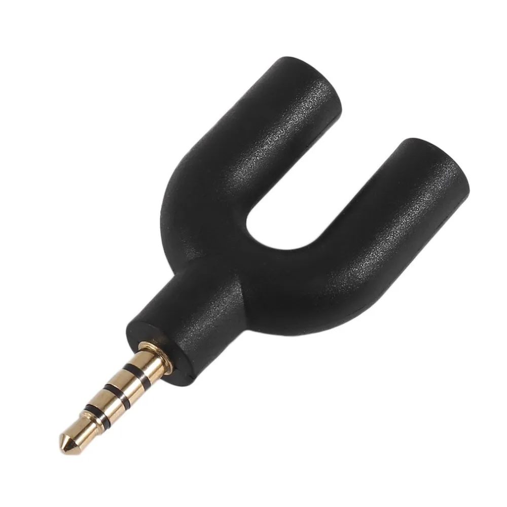 

2018 Hottest 3.5mm Jack Audio Microphone Headset Adapter Mini Connector Male to Double Female Connect For Laptop Mobile Phone