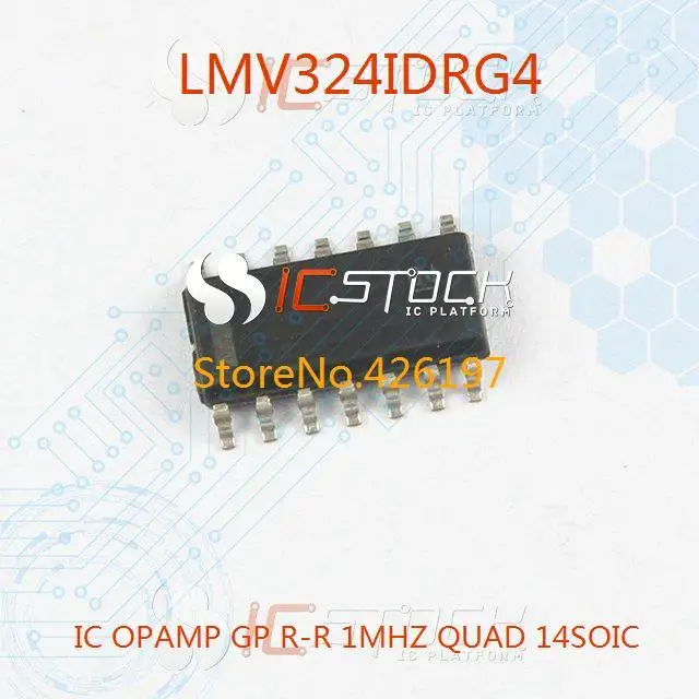 Free Shipping LMV324IDRG4 IC OPAMP GP R-R 1MHZ QUAD 14SOIC 324 LMV324 30PCS |