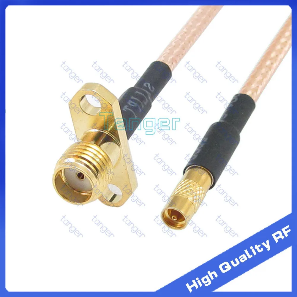 

MMCX female to SMA female jack 2 hole panel connector with 20cm 8in 8inch RF RG316 RG-316 RF Coaxial Pigtail High Quality cable