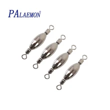 Palaemon 50 шт./лот 0.3-0.8 Рыбалка оснастки снасти Рыбалка Поворотный Роллинг поворотный с баррель латуни Вес океан лодка Рыбалка