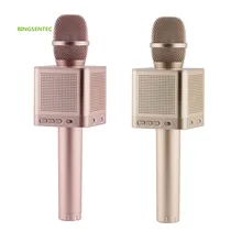 Q10S Bluetooth караоке конденсаторный микрофон динамик беспроводной портативный микрофон домашний открытый пение студия для Iphone Android