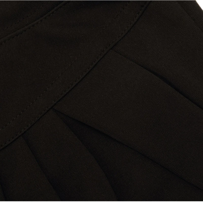 NORMOV Модные женские шаровары со средней талией летнего размера плюс свободные классические брюки женские плиссированные однотонные черные женские брюки