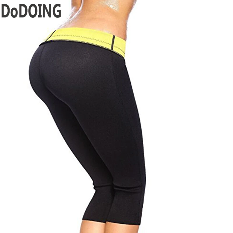 Bodysuit Shapers slimming Hot Control Pants HIGH elastic neoprene slimming pants body shaper Pants sweat Black butt lifter pants