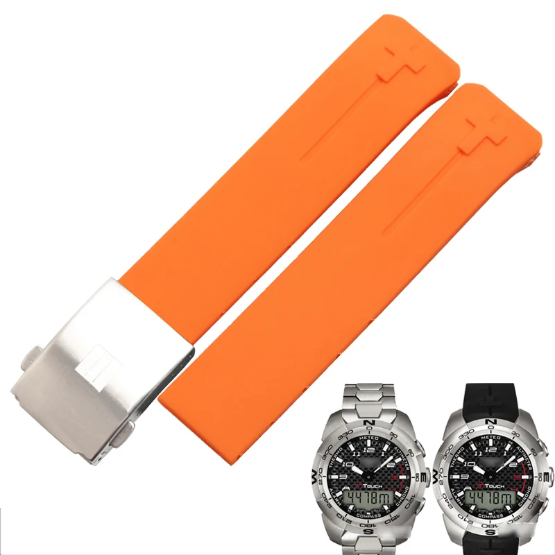Wentula Wathbands Per Tissot Expert T-Touch Z353T-Touch T047 T33 Cinturino In Silicone