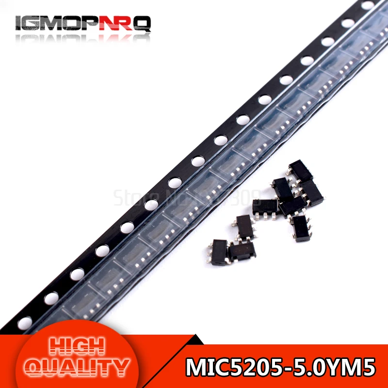 10pcs/lot MIC5205 5.0YM5 MIC5205 5.0 SOT MIC5205 5V KB50 SOT23 5 new ...