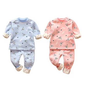

Newborns Baby Underwear Sets Boys Girls 2 Pcs Long-sleeve Underwear Suit Children Soft Cotton Long Johns Kids Autumn Winter