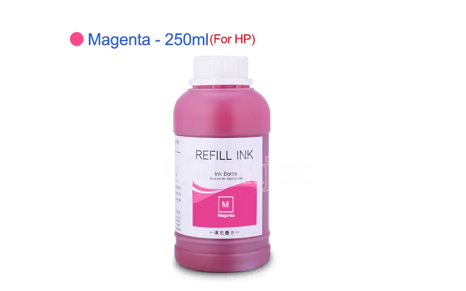 250ml Universal Refill Pigment Ink For HP 178 364 564 655 670 711 862 920 932 933 934 950 951 952 953 954 955 Printer Ink For HP