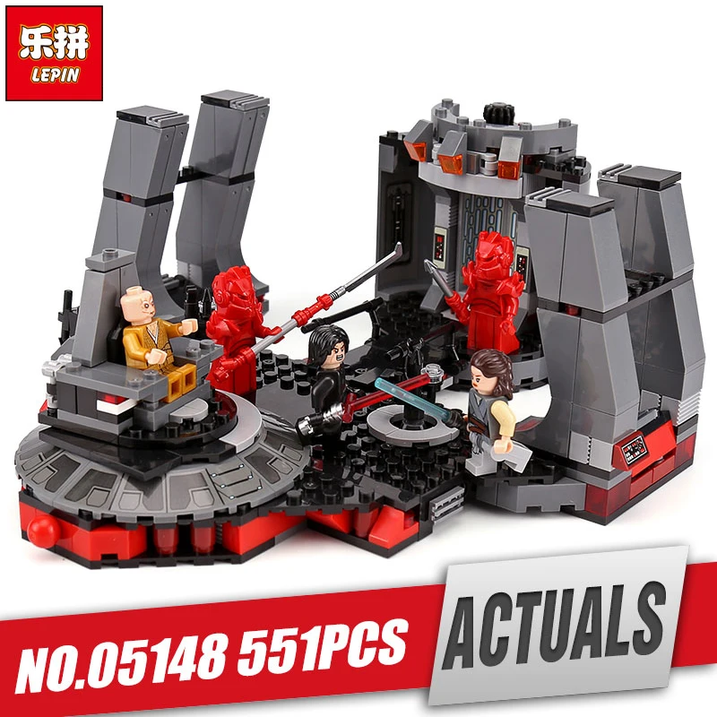 

Lepin 05148 Star Series Wars The Legoinglys 75216 Snoke`s Throne Room Set Building Blocks Bricks Toy Christmas Birthday Gifts