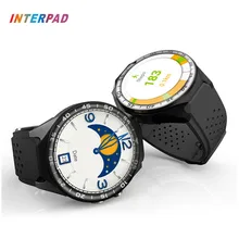 Interpad Смарт часы 3g gps WI-FI с MP3 шагомер сердечного ритма SmartWatch монитор сердечного ритма Смарт-часы Поддержка умные часы с функцией мониторинга сна