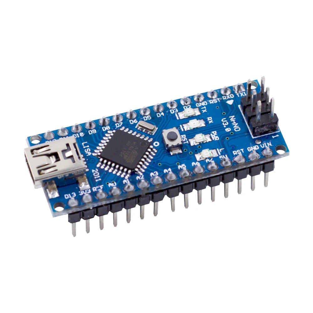 Nano V3.0 контроллер совместим с arduino nano FT232 чип USB драйвер 1.64FT мини кабель 30