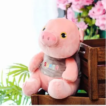 

WYZHY New cartoon pig plush toy doll panda cute creative sofa bedroom decoration send friends children gifts 40CM