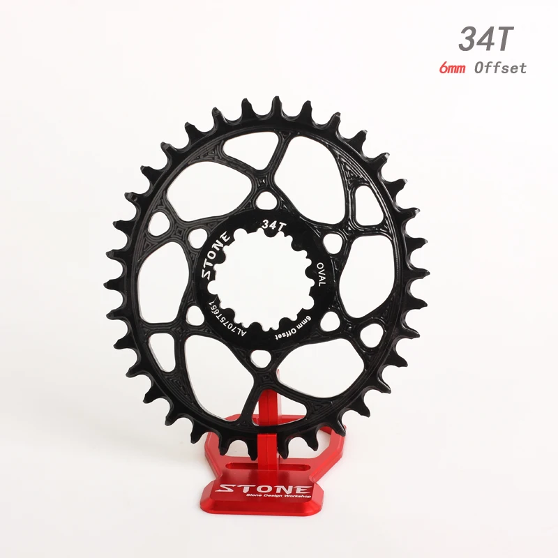 

Oval Chainring 6mm offset for GXP xx1 Eagle GX X01 X0 X9 S R M 1x System Crank Narrow Wide