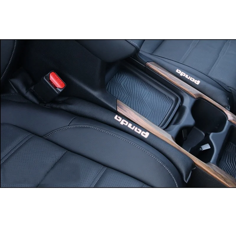 

2pcs Faux Leather Fillers Spacer Filler Slot Plug Car Seat Gap Pad For Fiat Panda