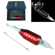 Besta красный цвет 25 мм сплав картридж трубка рукоятки машинки для татуировок с 2 игольчатой планкой для картриджа иглы татуировки Ротари и катушки