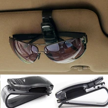 1 Uds gafas de sol de coche Clip accesorios de coche gafas de sol soporte de gafas de plástico Clip tarjeta de visita coche parasol Clip