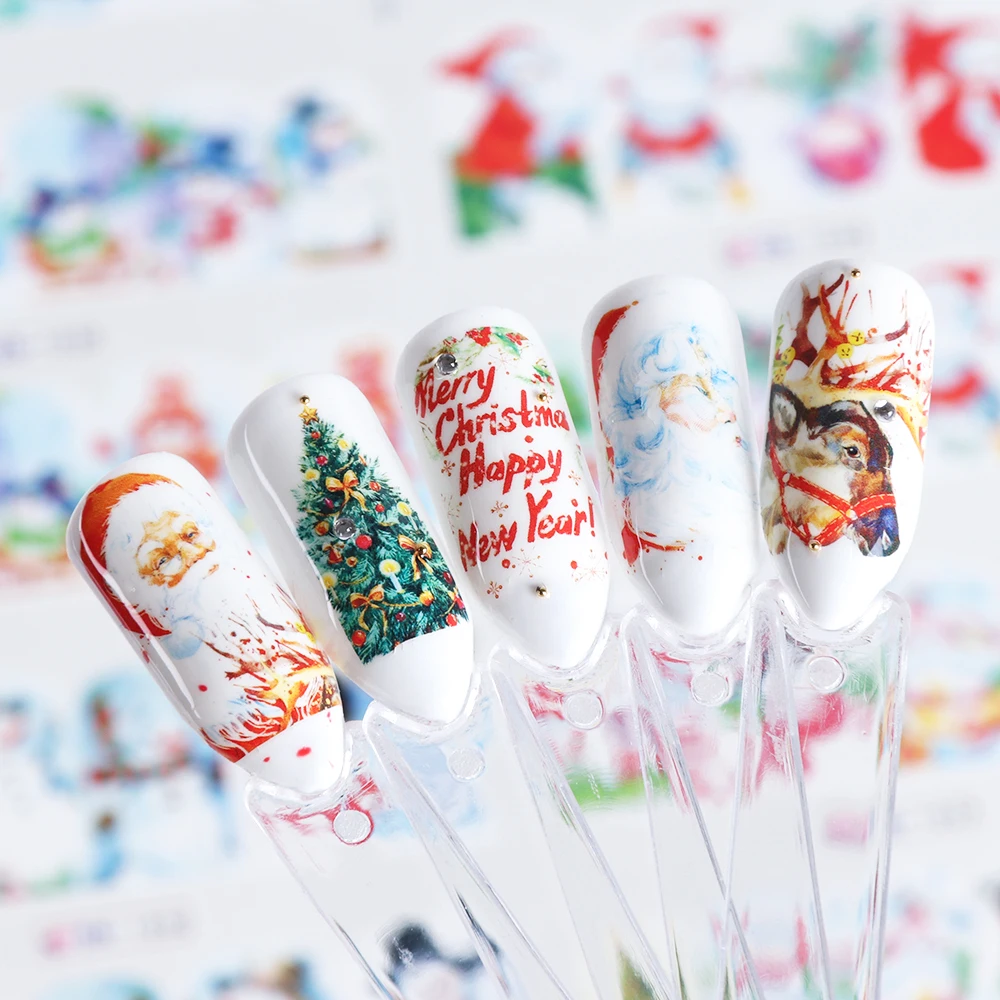4 Christmas Nail Decorations