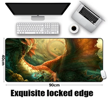 

Mairuige Decorate Your Computer Desktop Hadsome Dragon Mousepad Gaming Table Mousepad Mice Mat Laptop Mouse Rubber Mat
