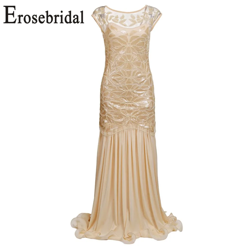 Erosebridal шифоновое, платье-Русалка длинное вечернее платье реальное изображение формальные женская одежда для вечеринки 6 цветов 48 часов с момента доставки