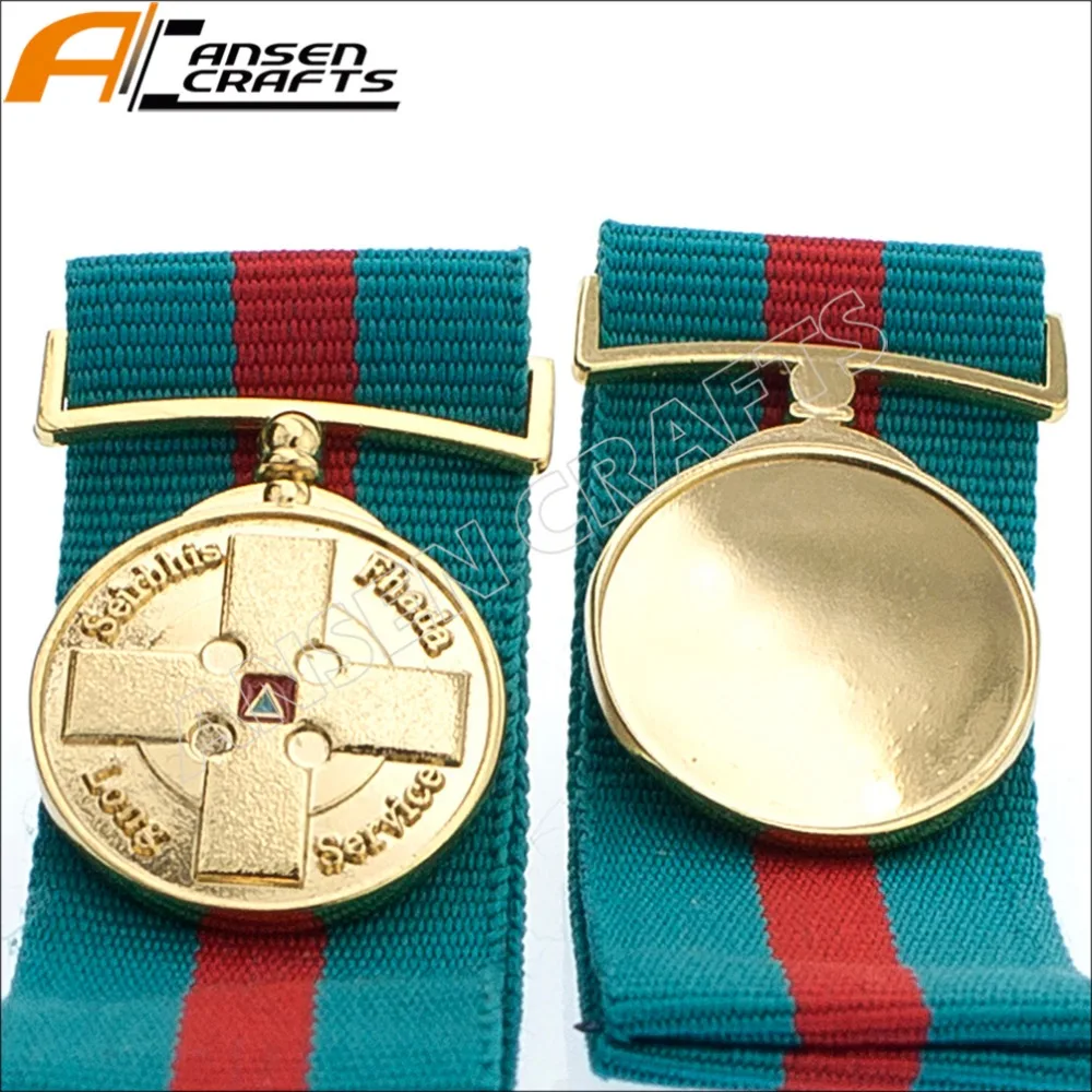 Irische Zivilschutz lange Service Medal mit Ribbon seirbhis fhada