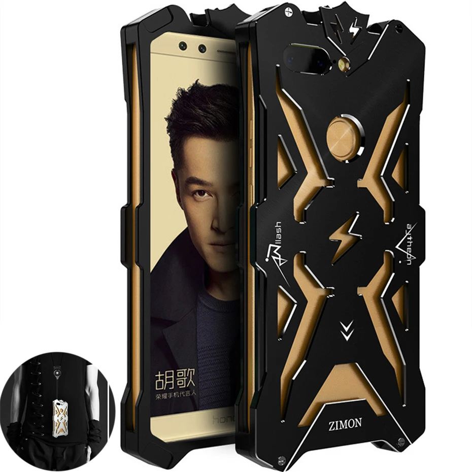 Металлический чехол для телефона Huawei Honor 9 Lite ударопрочный защитный из