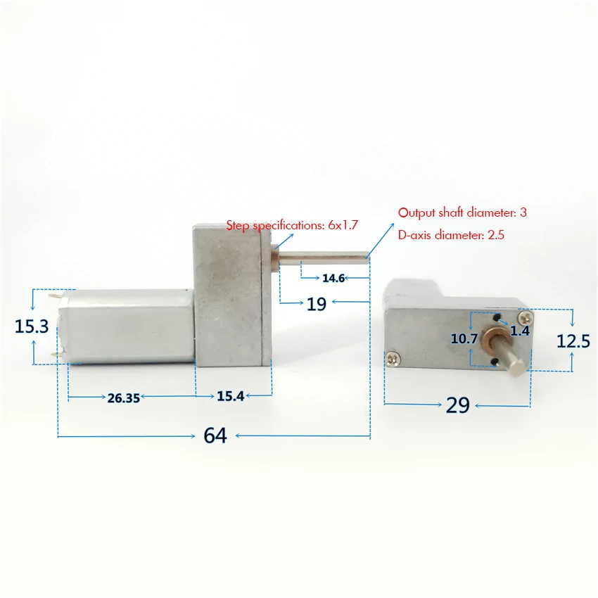 050 DC Шестерни мотор-редуктор постоянного тока 3V 6V 9V цельнометаллический модель игрушка снижение Шестерни двигатель 9/18/27 об/мин Электрический микро Скорость снижение Шестерни ed мотор