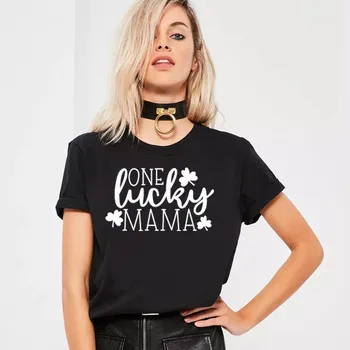 

2019 New Summer women's English Letter Printing Pattern T-shirt short-sleeved Round Neck Slim Casual T-shirt