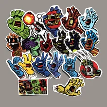 19 pçs/lote legal santa cruz adesivos para notebook portátil adesivos de brinquedo pvc mala decalques à prova dwaterproof água